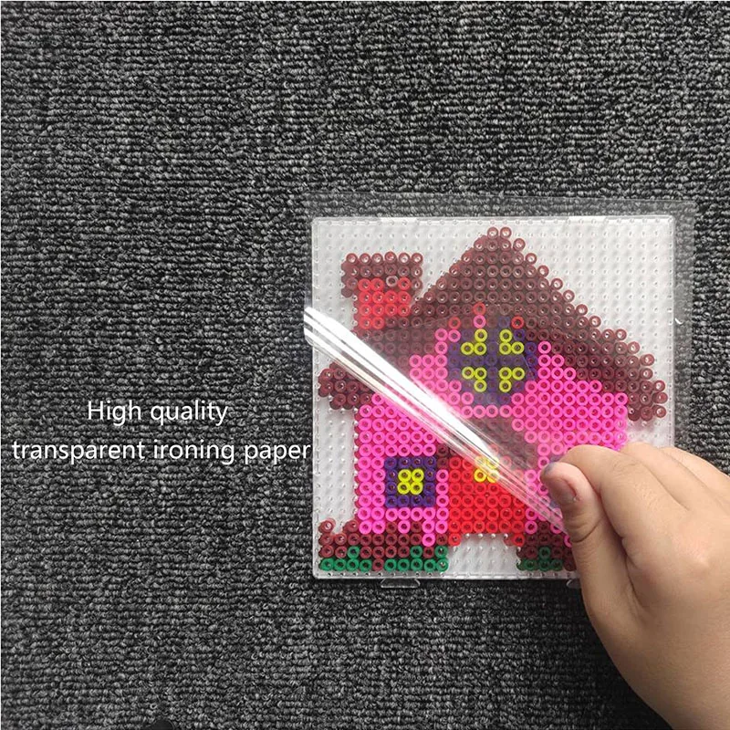 48 Colors 5mm Fuse Beads Kit Ironing Beads Pixel Art DIY Puzzle 3D Puzzles Toy Crafts Making Handmade Gift  Melting Beads Set