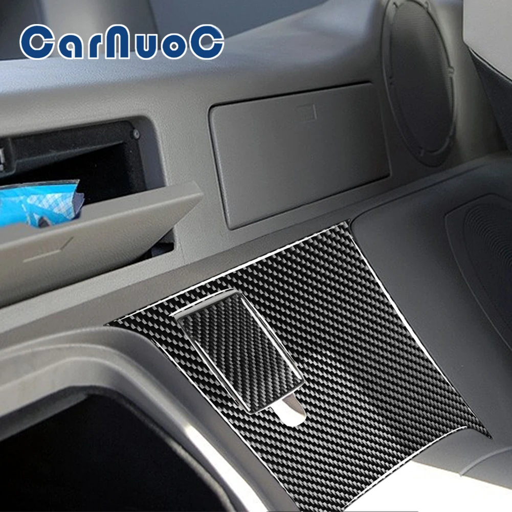 

Car Stickers Accessories Rear Console Decorative Strip Auto Interior Carbon Fibre Cover Mouldings For Nissan 2003-2009