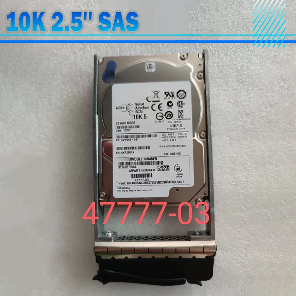 

9WL066-041 111-01359 47777-03 600G 10K 2.5'' SAS ST600MM0026 Storage Hard Disk HDD For NetApp