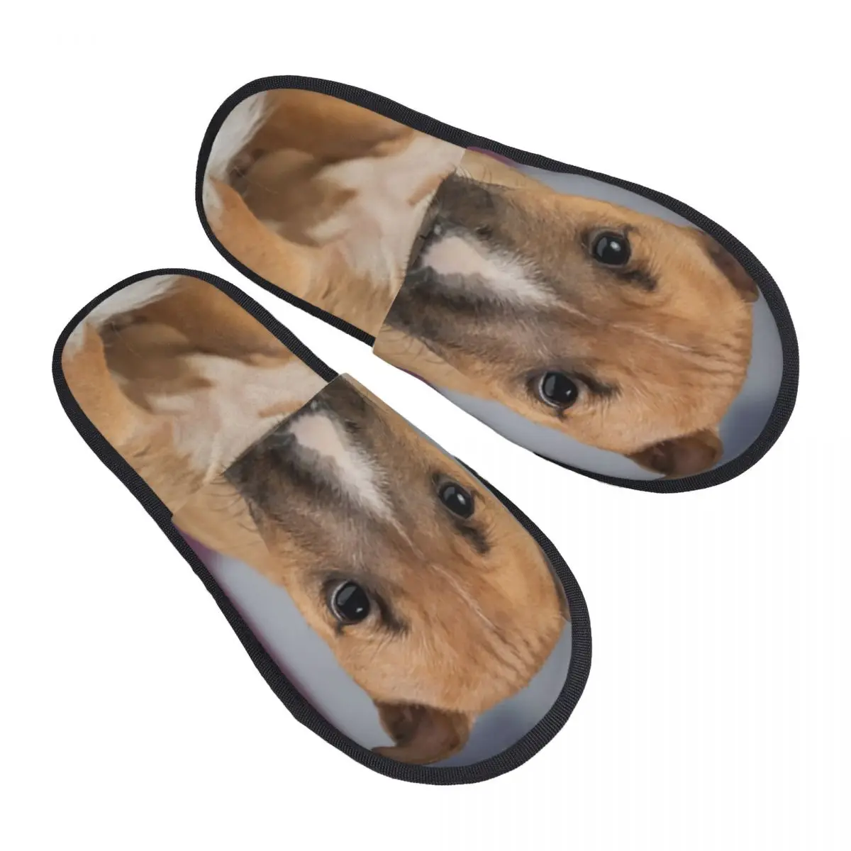 Bull Terrier Animal Pet Puppy Cozy Scuff With Memory Foam Slippers Women Hotel House Shoes