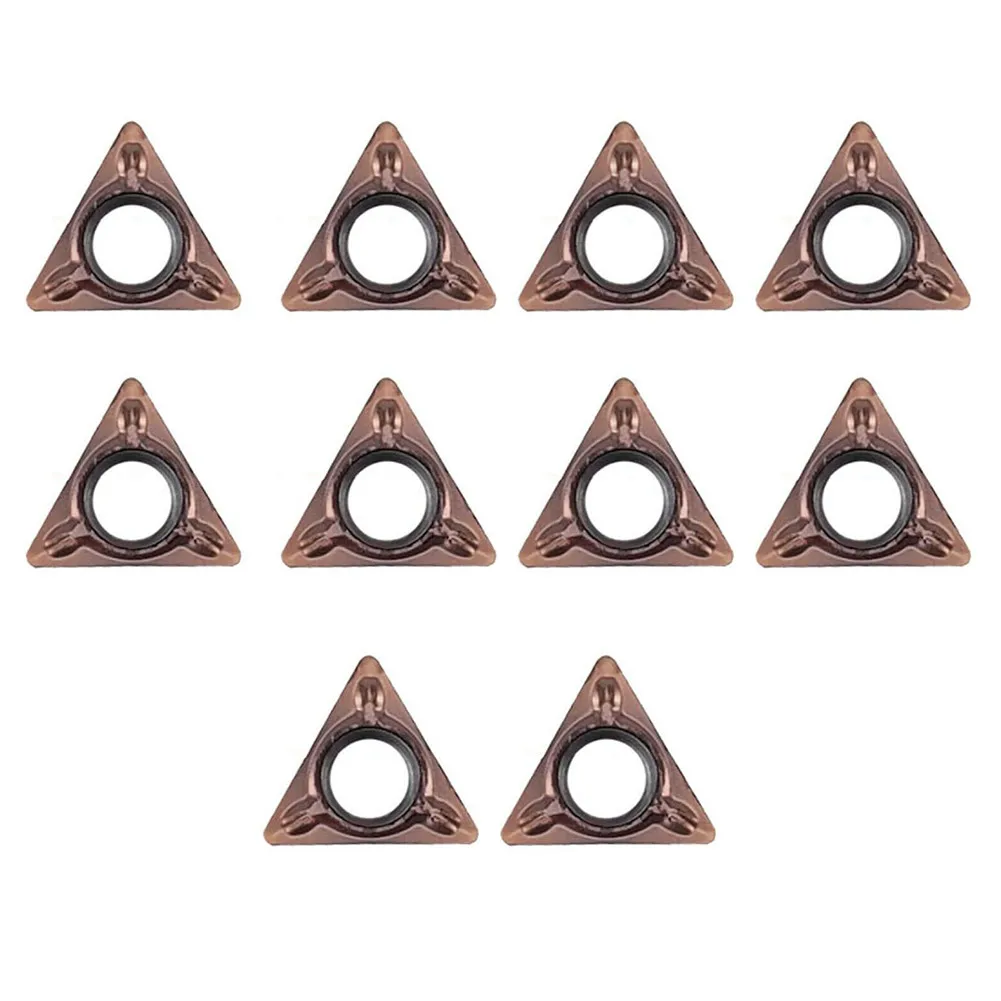 Cast Iron Blade Finishing Precision Turning Inserts 10pcs/1 Box Carbide Chamfering Machine For Pneumatic High Grip Part