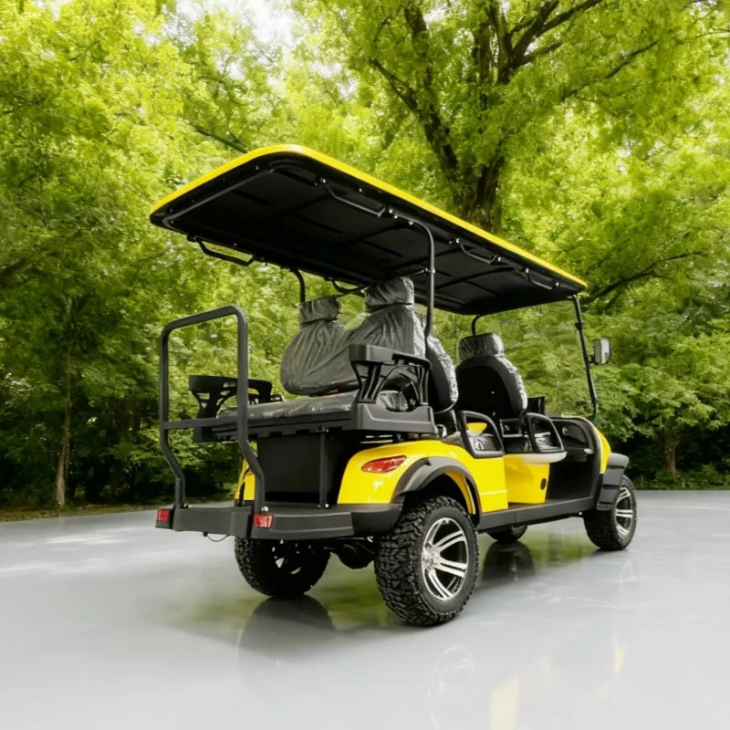 

New Product CE Certified Golf Carts 6 Seater Electric Golf Cart For Sale 60V/72V Lithium/Lead-acid Batteries Off-Road Tires