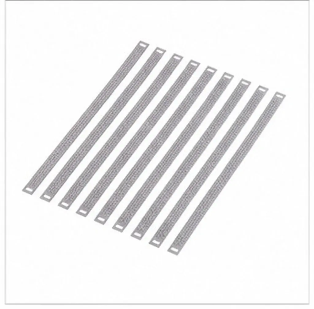 10Pcs Pc Case Dust Mesh Fixing Strip Nylon Slim Flat Structure 11.81inch Diameter 0.39in Secure Retaining Band for Atx M-Atx