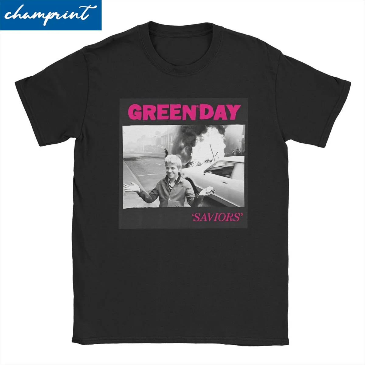 

Men Women Green Days Band Music T Shirts Dookie Saviors Hip Hop Album Pure Cotton Tops Cool Short Sleeve Tees Gift Idea T-Shirts