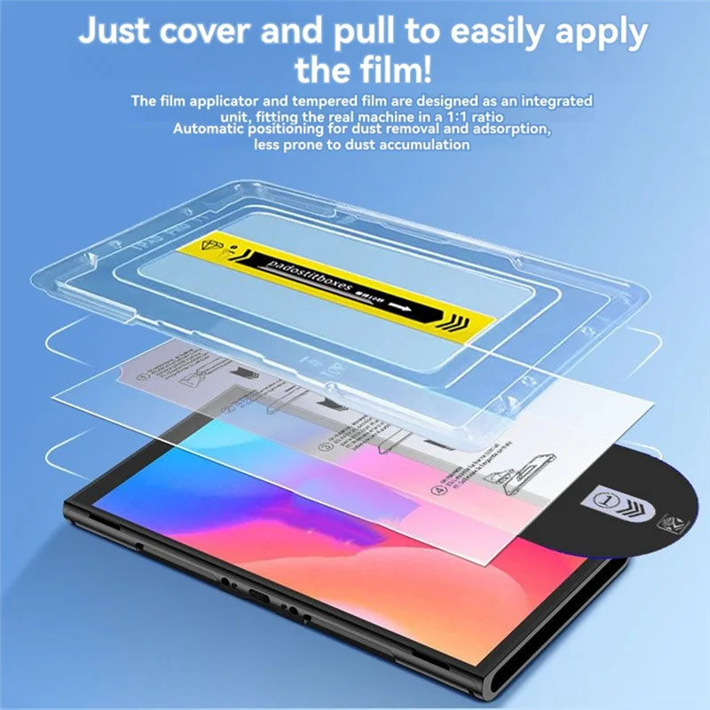 

【Sleek Design】4 In 1 Protective Set For Nintendo Switch 2 Tempered Glass Screen Game Console Case Handle Protector Cover For Swi