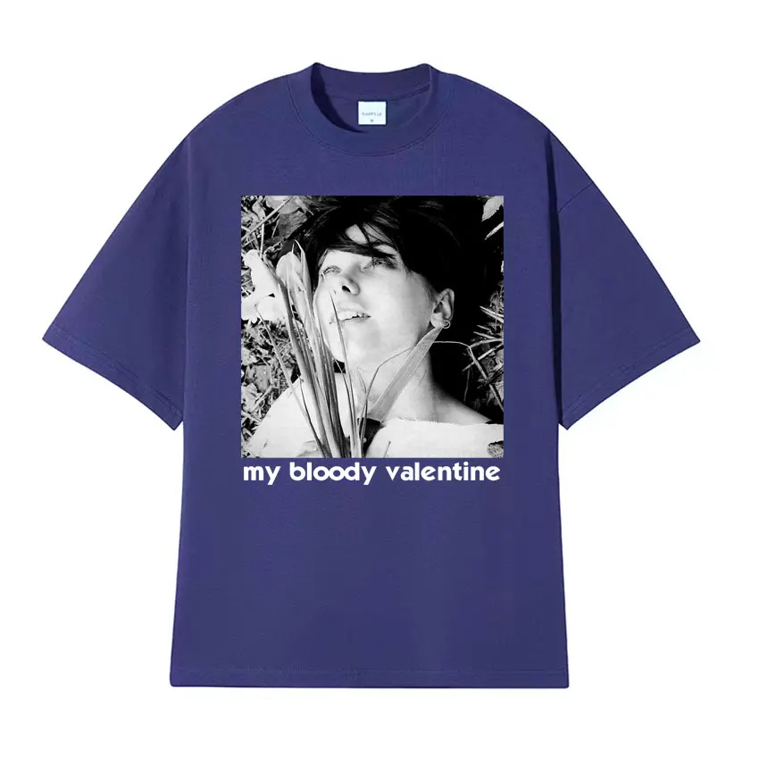 90s Shoegaze Band Slowdive Graphic Tee Shirt My Bloody Valentine T Shirt Men Women Clothing Hip Hop Aesthetic T-shirt Streetwear