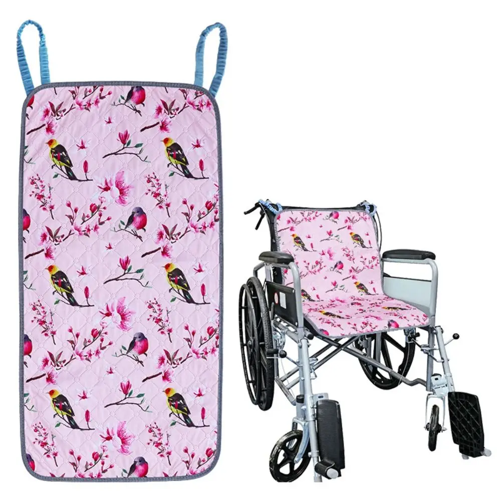 Water Absorbent Wheelchair Seat Cushion Anti-Slip Leakproof Chair Protector Washable Comfortable Wheelchair Incontinence Pad