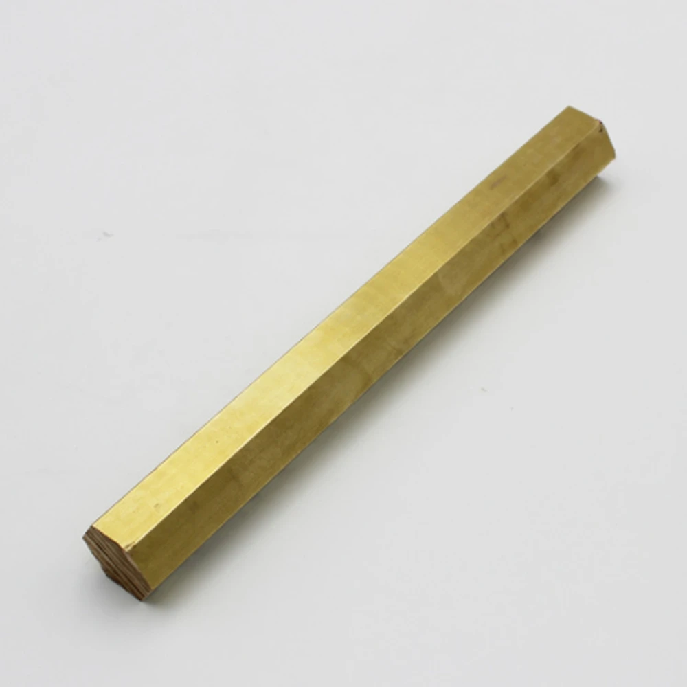 H59 Hexagonal Brass Rod Solid Hexagonal Bar size 4/5/6/8/9/10-65MM Knife Mosaic pins Mosaic rivet