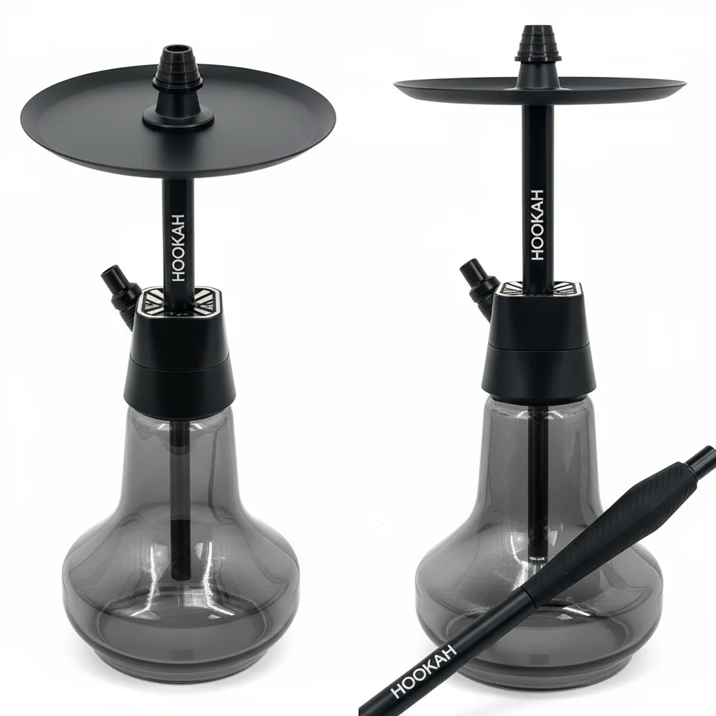 النمط الروسي بين النرجيلة المحمولة الشيشة مع صندوق هدية كبير الدخان Chicha Narguile Cachimbas الشيشة التدخين الملحقات #3