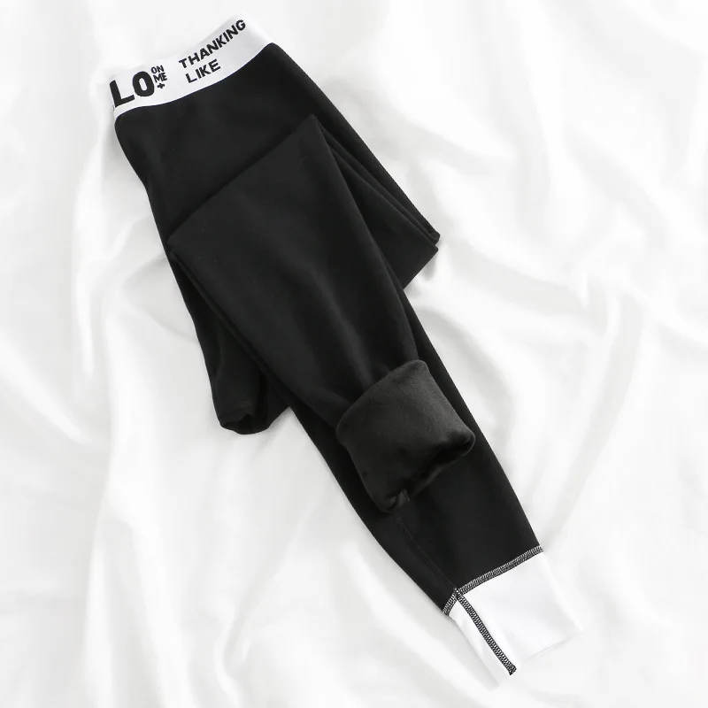 2027 fleece-lined thickened 100% Pure Cotton Thermal Underwear Bottoms Mens Underwear Legging Pantyhose Winter Cotton Wool Pants