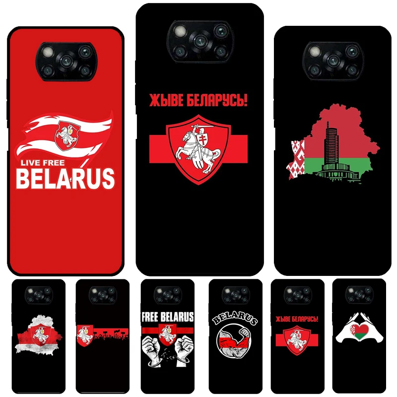 Belarus Flag For Xiaomi 13 11T 12T Pro 12X 12 Lite Case For POCO F5 X3 X5 Pro F4 X4 GT C40 M5s F3 Coque