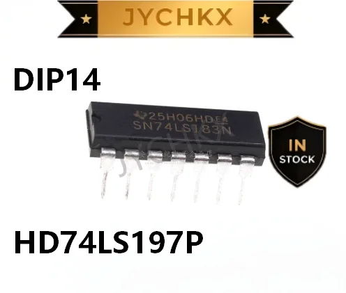 10PCS HD74LS197P DIP-14 Presettable Shift Register Logic IC BOM Matching