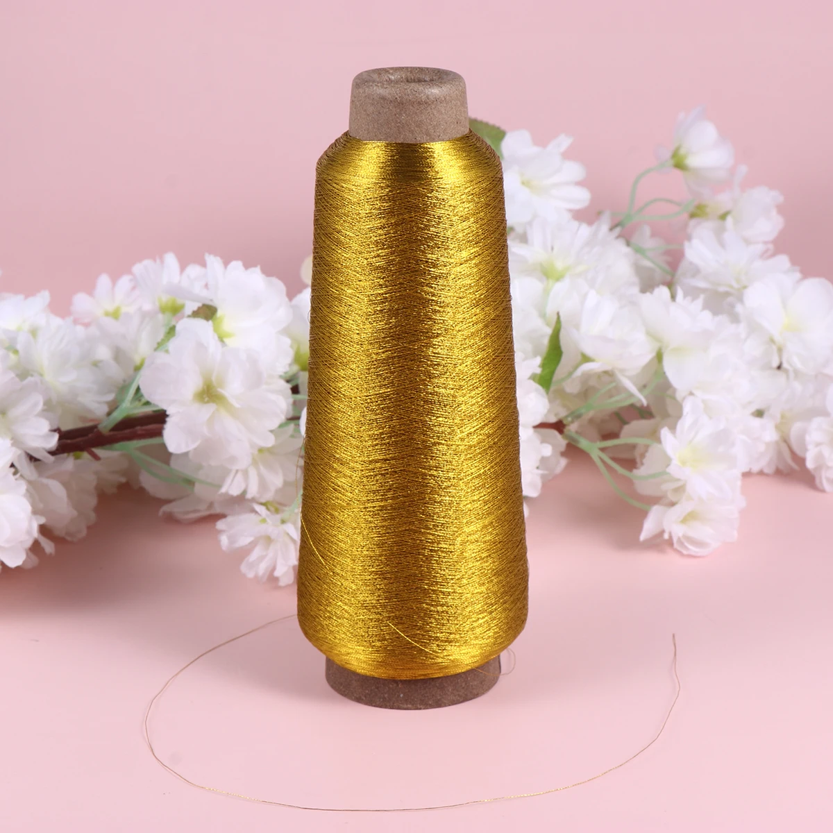

4 Rolls Silver Metallic Embroidery Threads Premium Durable Spool Thread For Computer Cross Stitch Crafts Kids Diy Decorative