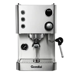 Commercial Dual Boiler Espresso Machine Stainless Steel Professional Pump Coffee Maker Electric for Cafe Home Barista CRM3007L