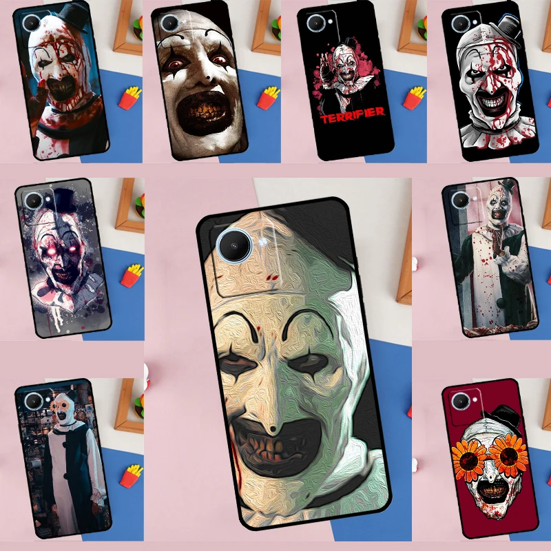 Horror Movie Terrifier For Realme 11 9 10 Pro Plus GT Neo 5 3 2 T C11 C15 C21Y C25s C30 C31 C33 C35 C55 Phone Case