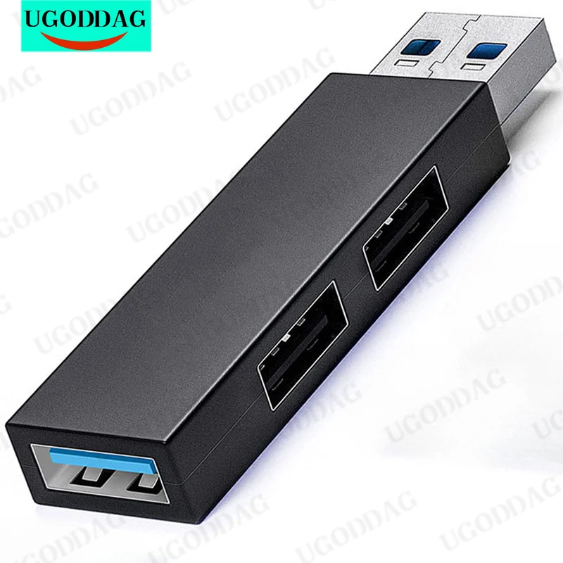 Usb Hub 3.0 2.0 Multi Usb Splitter 3 Ports Extensor For Windows Macbook Laptop Otg Adapter Pc Computer Notebook Accessories