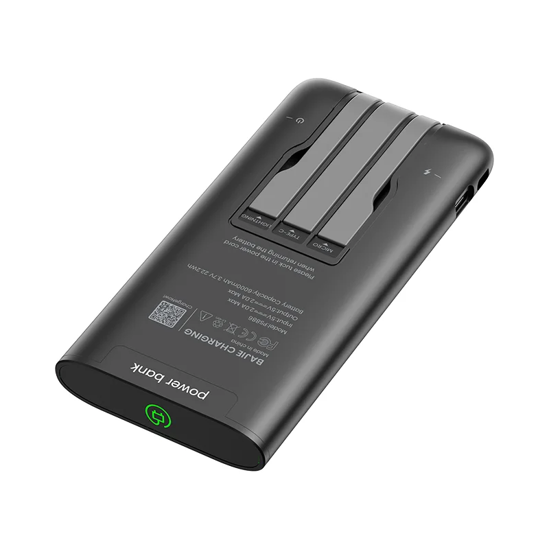 Power Bank 6000mah Three Input Ways Cell Phone Power Bank Rental Station Shared Power Bank