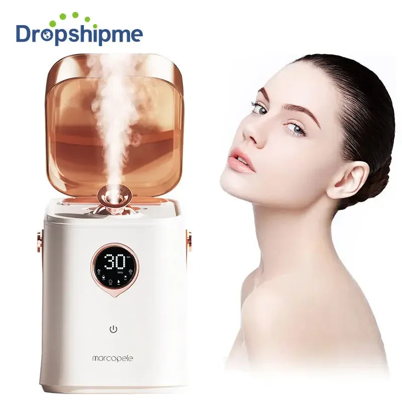 

Nano Ionic Face Steamer Deep Clean Moisturizing Steaming Face Skin Care Hot Cold Sprayer Facial Steamer Spa Care Sauna Sprayer