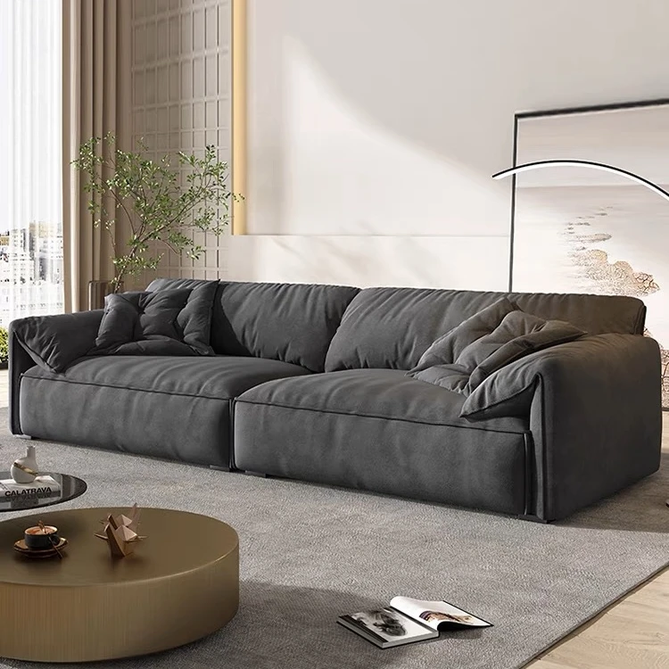 Włoski minimalistyczny baxter słoń ucho sofa sztuka salon netto celebrity matowa tkanina technologiczna