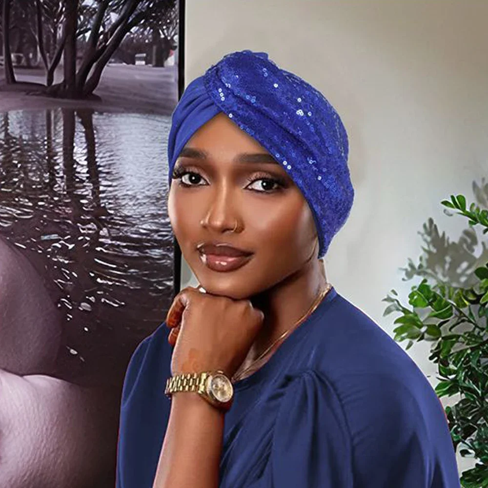 Afrikaanse Vrouwen Tulband Cap Chemo Kanker Hoed Underscarf Mutsen Motorkap Twist Knoop Hoofddoek Moslim Hijab Head Wrap Turbante Mujer