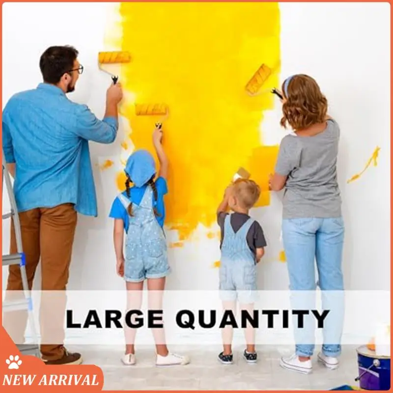 

Импеция! 24 шт., рамка для малярного валика с одним рычагом, 4-дюймовый мини-валик, 30-дюймовая рамка, ручка малярного валика для детальной покраски и Cu