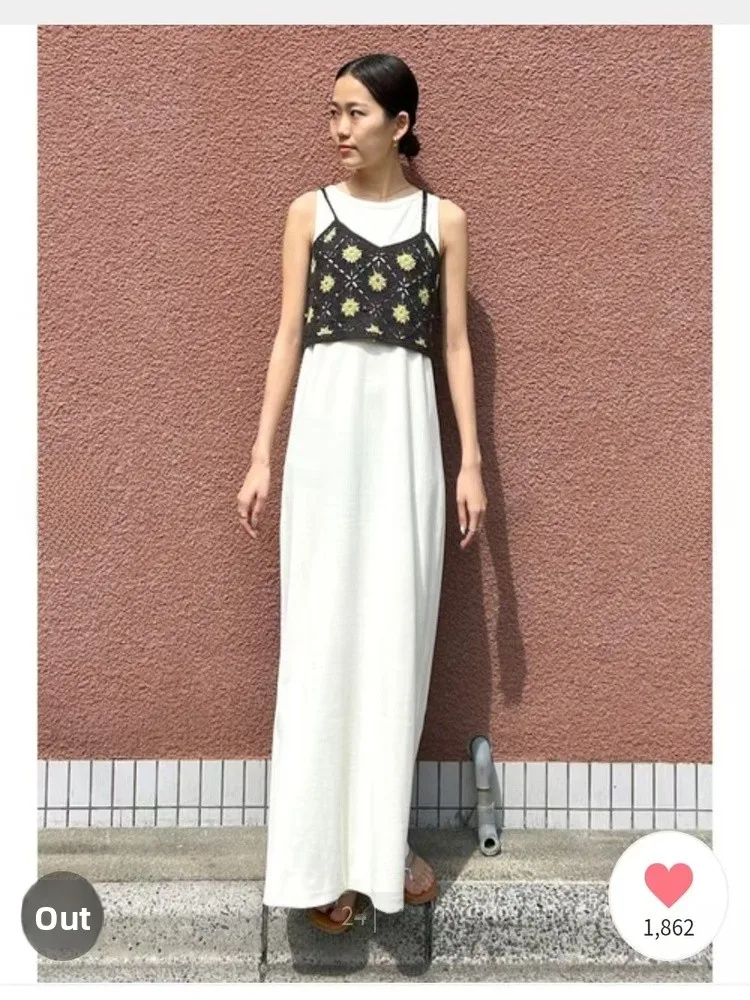 Vestido Longo Sem Mangas E e Simples para Mulheres, Camada Interna de Alta Qualidade, Novo Lançamento de Verão, Solto ...