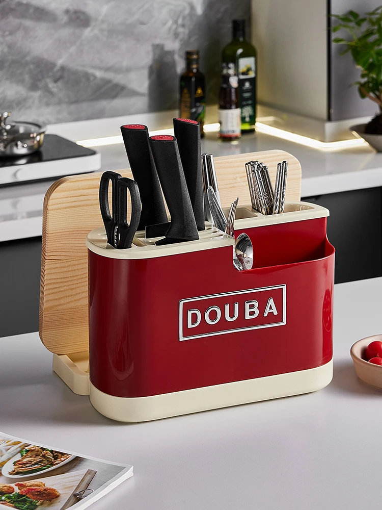 

Новинка 2026, многофункциональный держатель для кухонных ножей Ra, эльф для хранения ножей, доски для еды, посуда, органайзер для столовых приборов