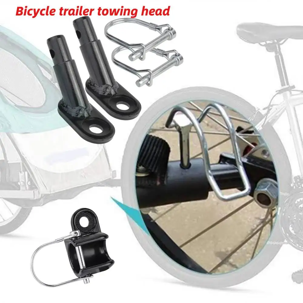 1pc Fahrrad Anhänger Koppler Befestigung Hitch Baby Kinderwagen Linker Tragbare Universal Radfahren Stecker Teile Zubehör