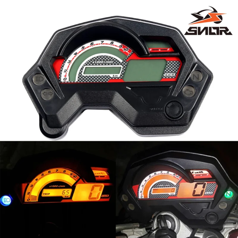 SNOR Digital Speedometer Assembly Dashboard Tachometer Meter For Yamaha FZ S FZ16 Fz V1 Fazer Motorcycle LCD Gauge