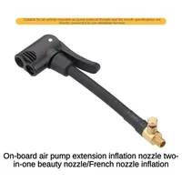 Air Pump Extension Tube Nozzle Adapter Mouth with Deflate Hose Air Inflator Electric Pump Connector Accessories 10/20/30/40/60cm