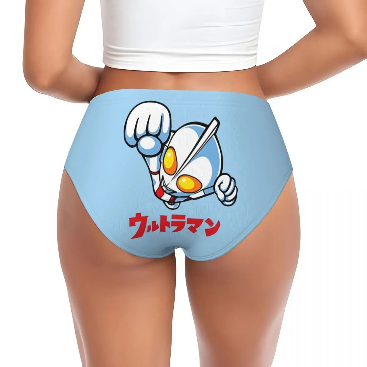 Custom Womens Chibi U-Ultramanes Cartoons Panties Underwear Female Comfort Childhood Memories Briefs Underpants