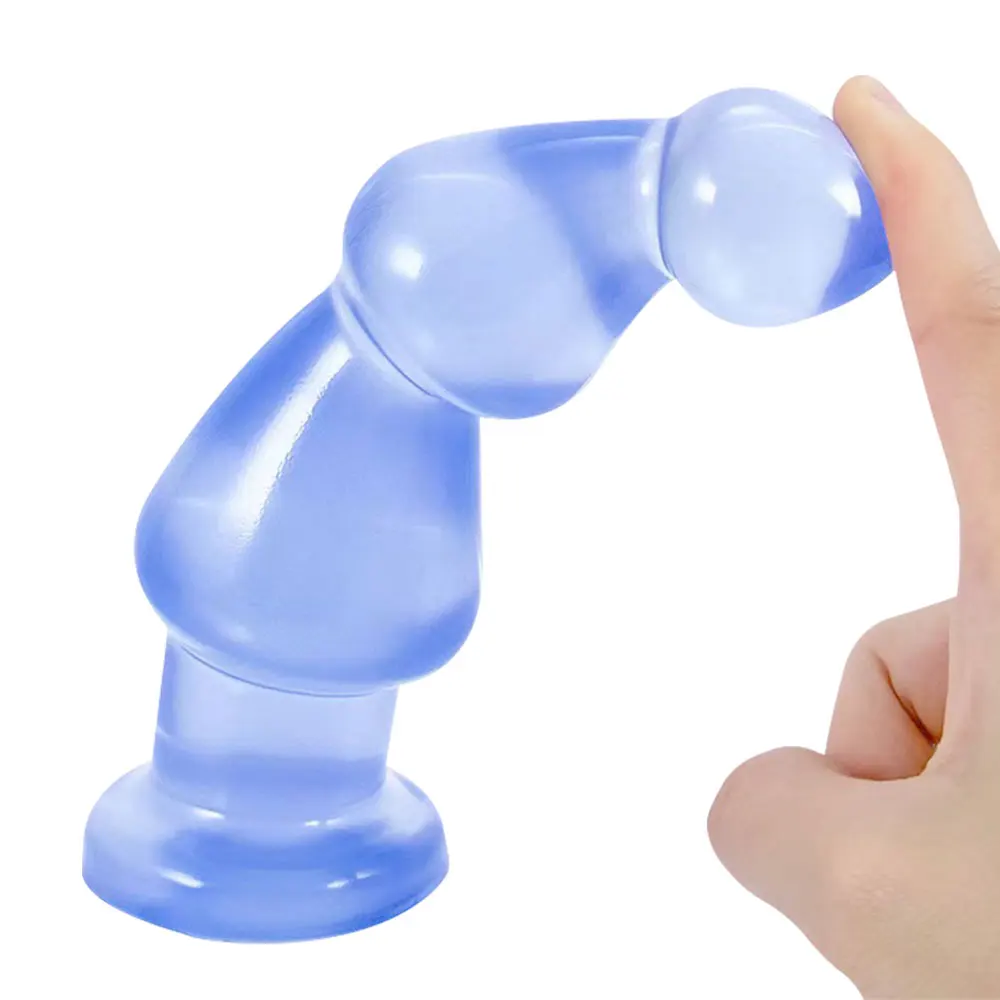 Huge Butt Plug Soft Dildo With Suction Cup Female Masturbator G-Spot Clit Massager Vaginal Stimulator Anal Plug Erotic Sex Toys