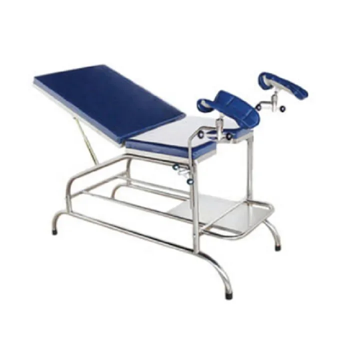 AA44 Stainless Steel Portable Medical Hospital Delivery Obstetric Examination Bed Gynecological Exam Chair