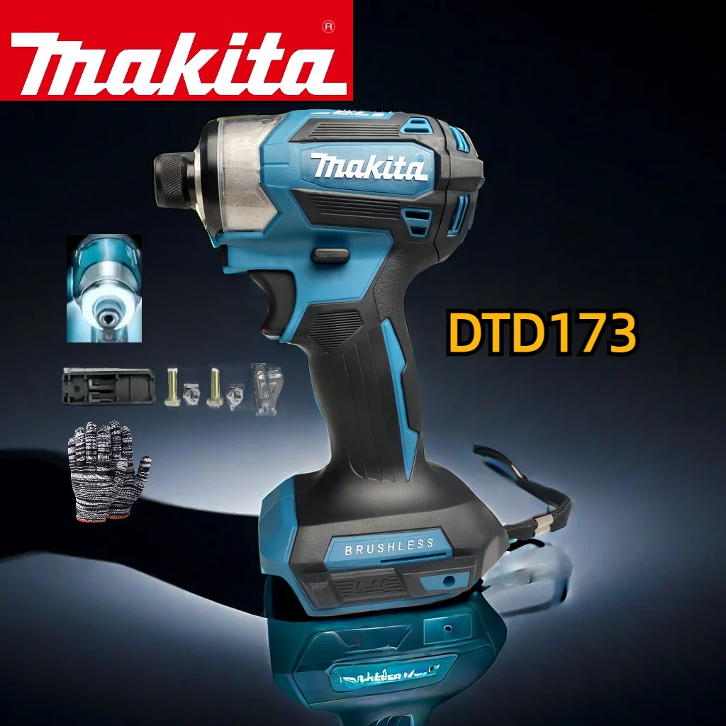 

Makita DTD173 handheld electric drill 180N. M-batch torque screwdriver 18V brushless impact drill screwdriver