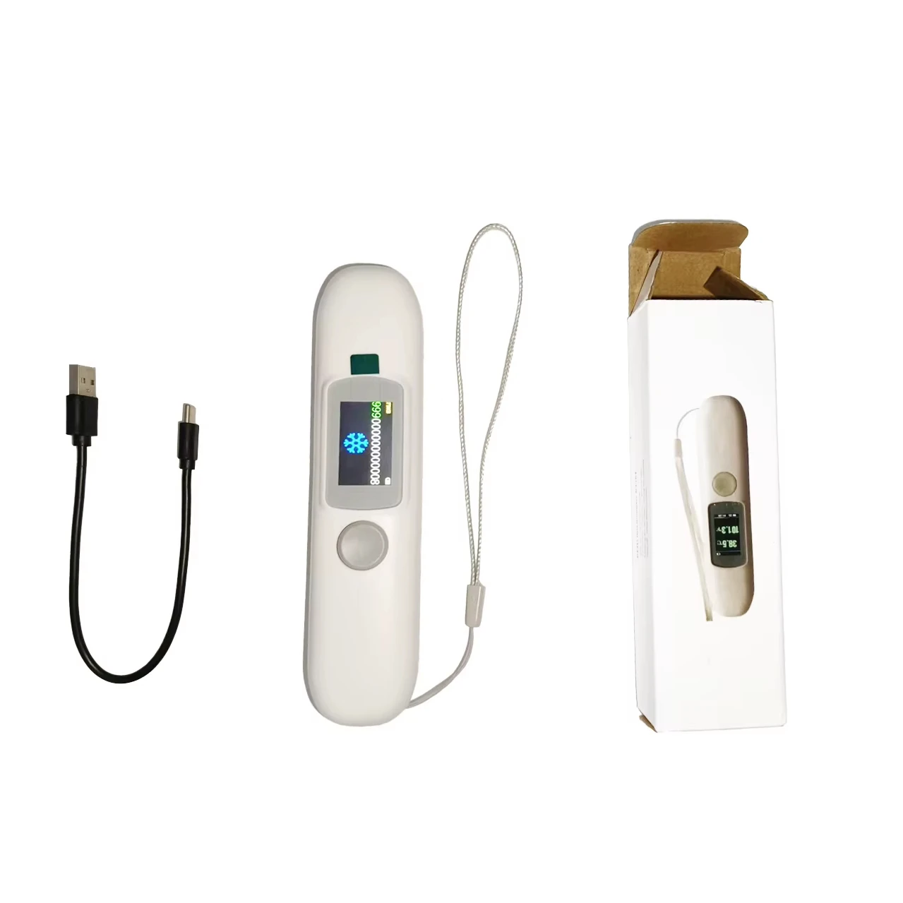 

STLFCT006 Ручной RFID-считыватель для домашних животных FDX-B Микрочип температуры животных для кошек, собак, лошадей, домашних животных, мониторинга здоровья