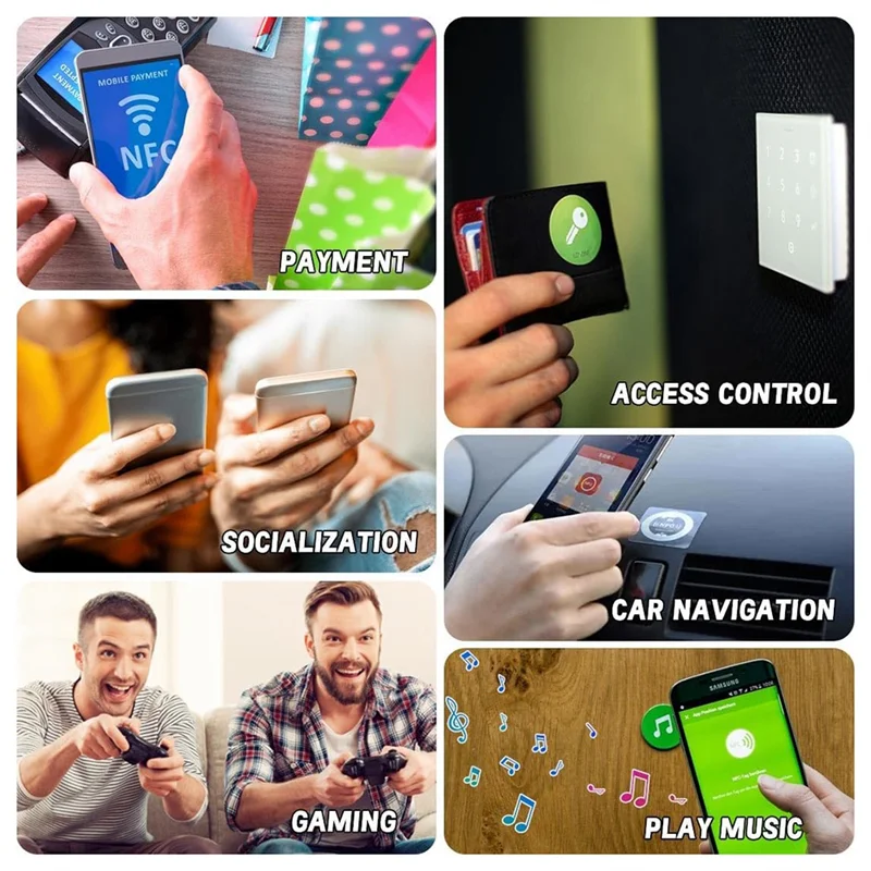 

【Livraison Rapide】50Pcs NFC Tags,NFC Cards,NFC Stickers Ntag215 NFC Tag NFC Coin Cards For Tagmo, NFC Enabled Mobile Phones And
