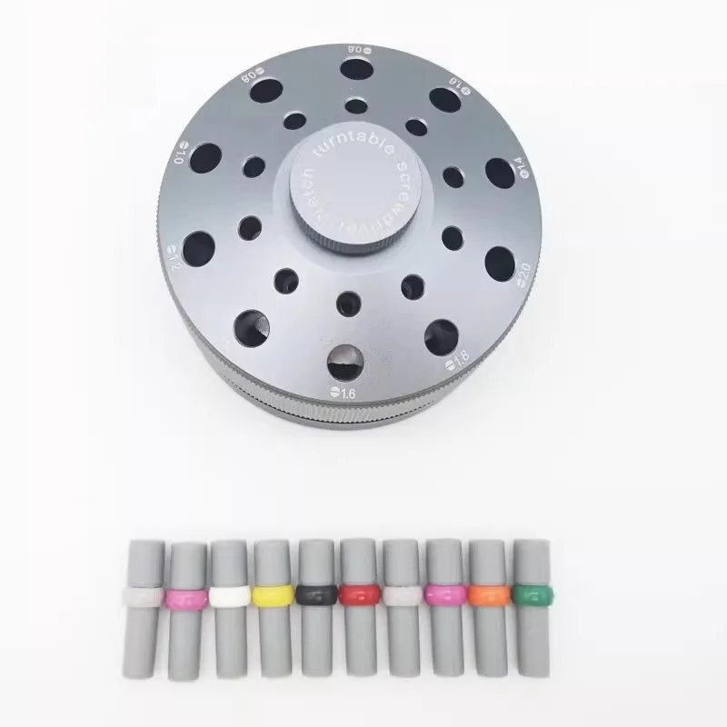 

Gray Rotatable Metal Stand for Organizing 10PCS Watch Repair Screwdriver 0.6mm to 2.0mm and Spare Blades W5629