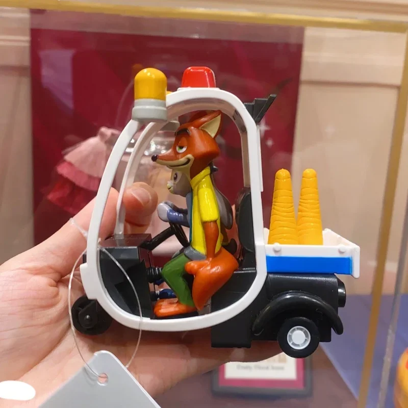 مجموعة شخصيات السيارة الأصلية ذات الملمس المزدوج، لعبة جودي نيك هدية ضرب زوتوبيا كارتون مفاجأة تمثال دمية قابلة للجمع #4