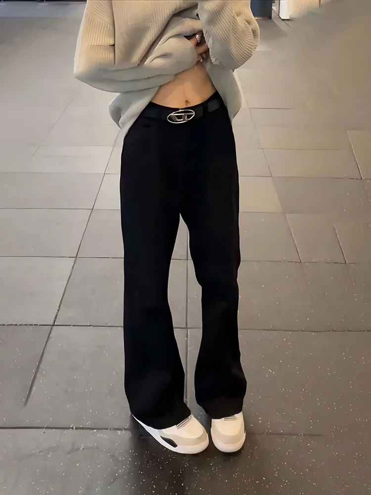 

Мужские джинсы Pure Bla Elastic Fce Lined, прямые, с легким расклешением, для весны и осени, повседневные, удобные.