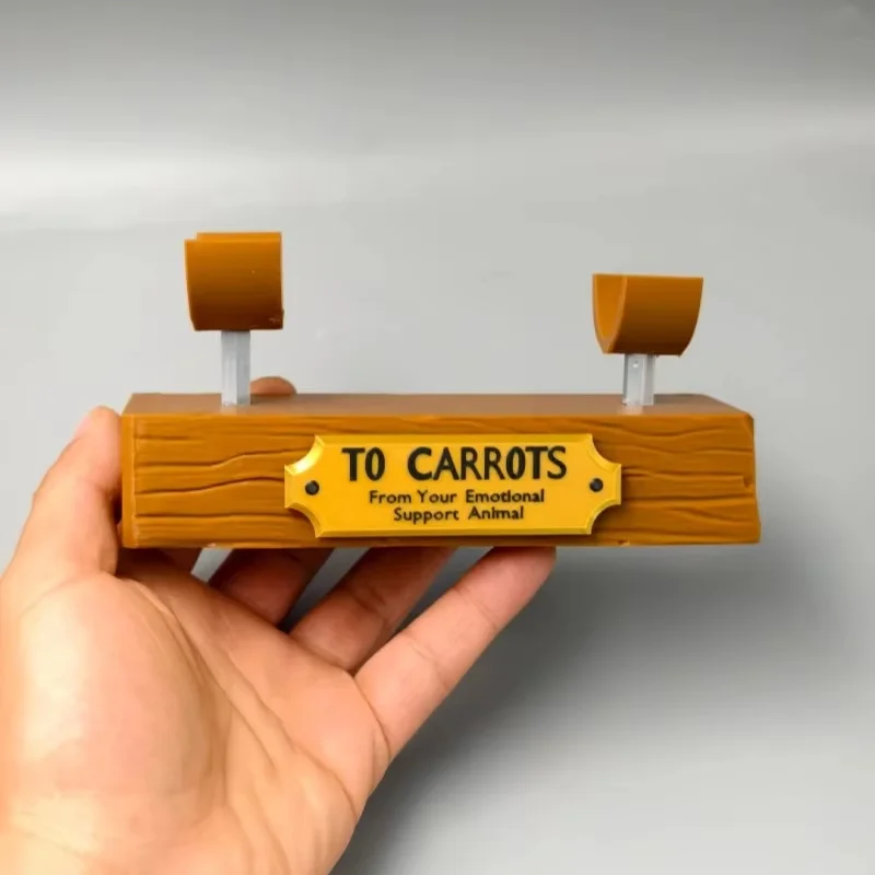 جديد حار Zootopia 2 جودي حامل قلم الجزرة ونظارات نيك وايلد-نماذج عرض غير وظيفية اطلاق النار الدعائم لا وظيفة #3