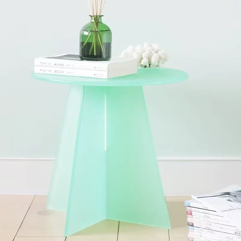 Ins Coffee table Nordic Modern Living Room Small Table Bedroom Tea Table Acrylic Furniture Minimalist Sofa Side Table