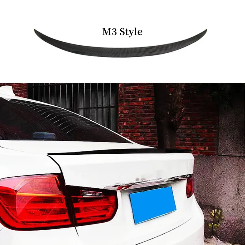 For BMW 3 Series F30 F31 F35 320i 325i 330i 2012-2019 M3 M4 MP PSM Style Rear Trunk Lid Spoiler Wing Car Tuning Accessories Part