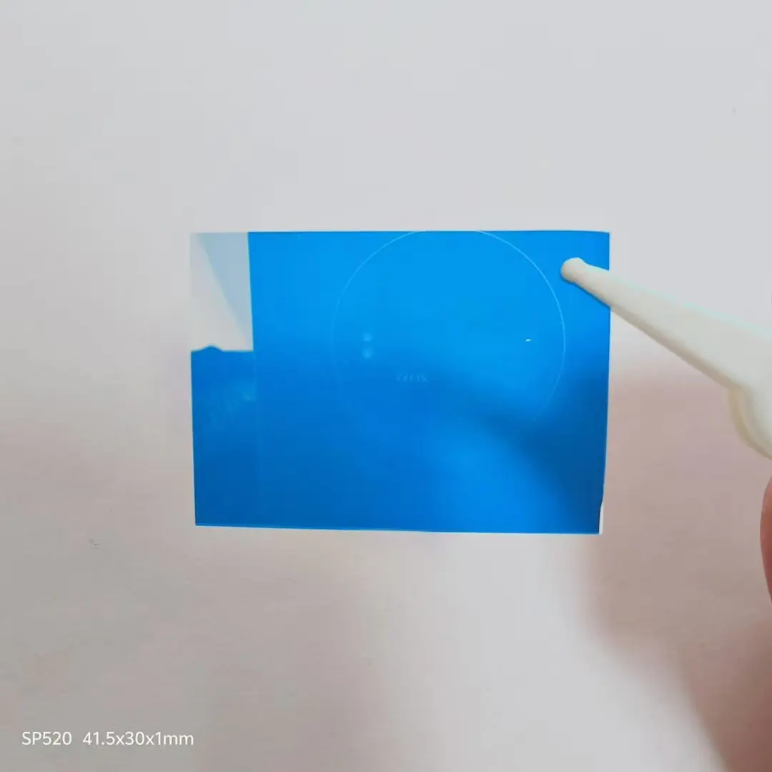 Verre filtrant IR pour appareil photo Sony CMOS, taille totale 41.5x30x1mm 388nm à 596nm, 2 pièces