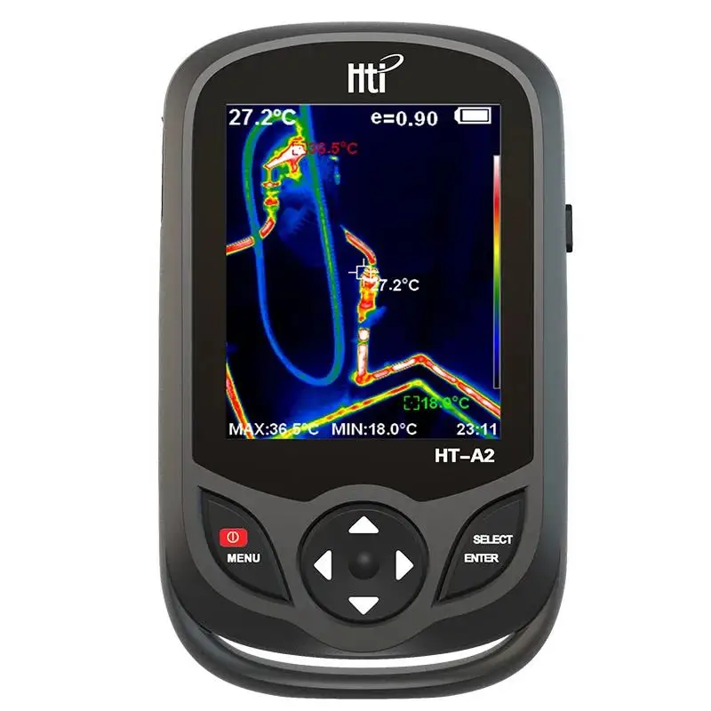 HTI Thermal Camera HT-A2+ Handheld Thermal Imager 256X192 Resolution Portable Infrared IR Imaging Detector Inspection Tool