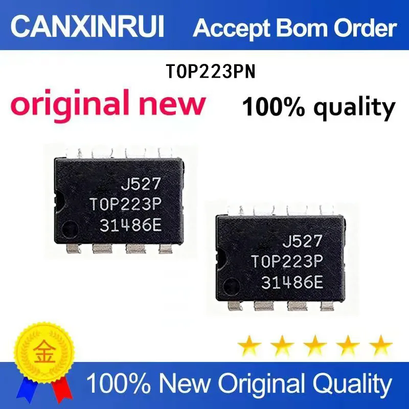 (5-100 Pieces) New original TOP223PN TOP223P DIP-8 power management chip with 8-pin direct insertion