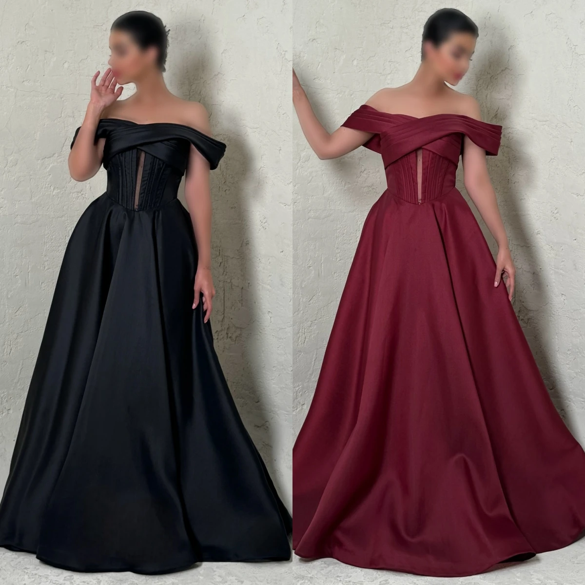فستان سهرة رسمي أنيق برقبة قارب على شكل حرف A مخصص وأزياء حفلات مزاجية عالية الجودة فستان حفلة موسيقية رقيق