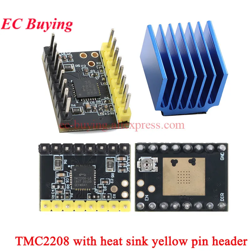 5Pcs/1pc TMC2208 TMC2209 ATD5833 TMC2225 3D Printer Accessories Stepper Motor Ultra Quiet Driver Module Controller Board