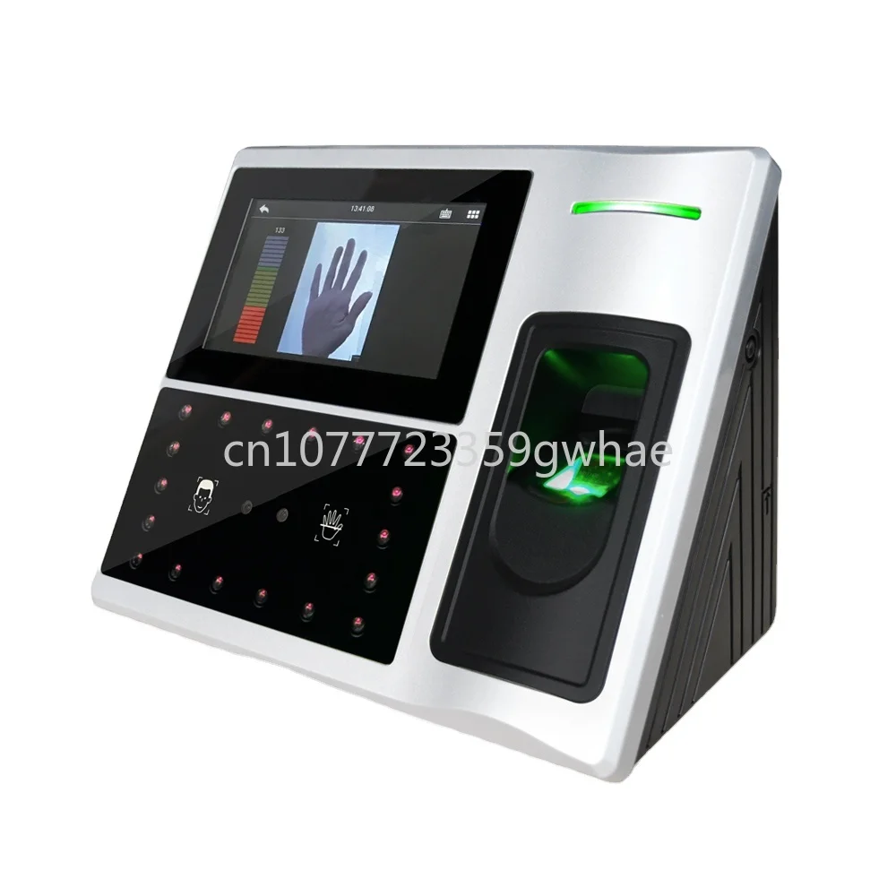 6000 Palm and 12000 face Recognition Multi-Biometric Time Attendance system with fingerprint reader