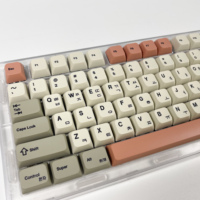 XDA Keycaps GMK 9009 Theme Retro Korean/Russian/Japanese/English Keycaps 126 Keys/Set  Dye Sub PBT For Mechanical Keyboards