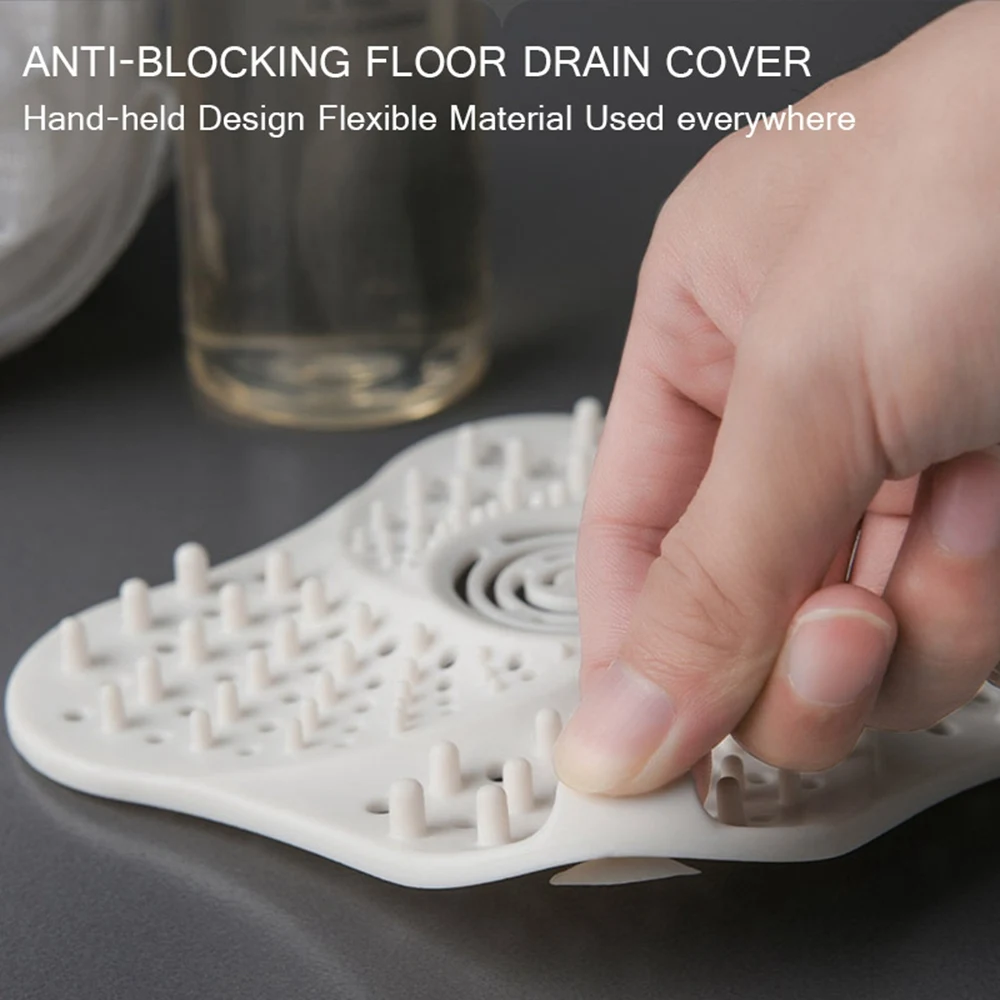 Anti-blocking Hair Catcher Hair Stopper Plug Trap Shower Floor Drain Covers Sink Strainer Filter Bathroom Kitchen Accessories